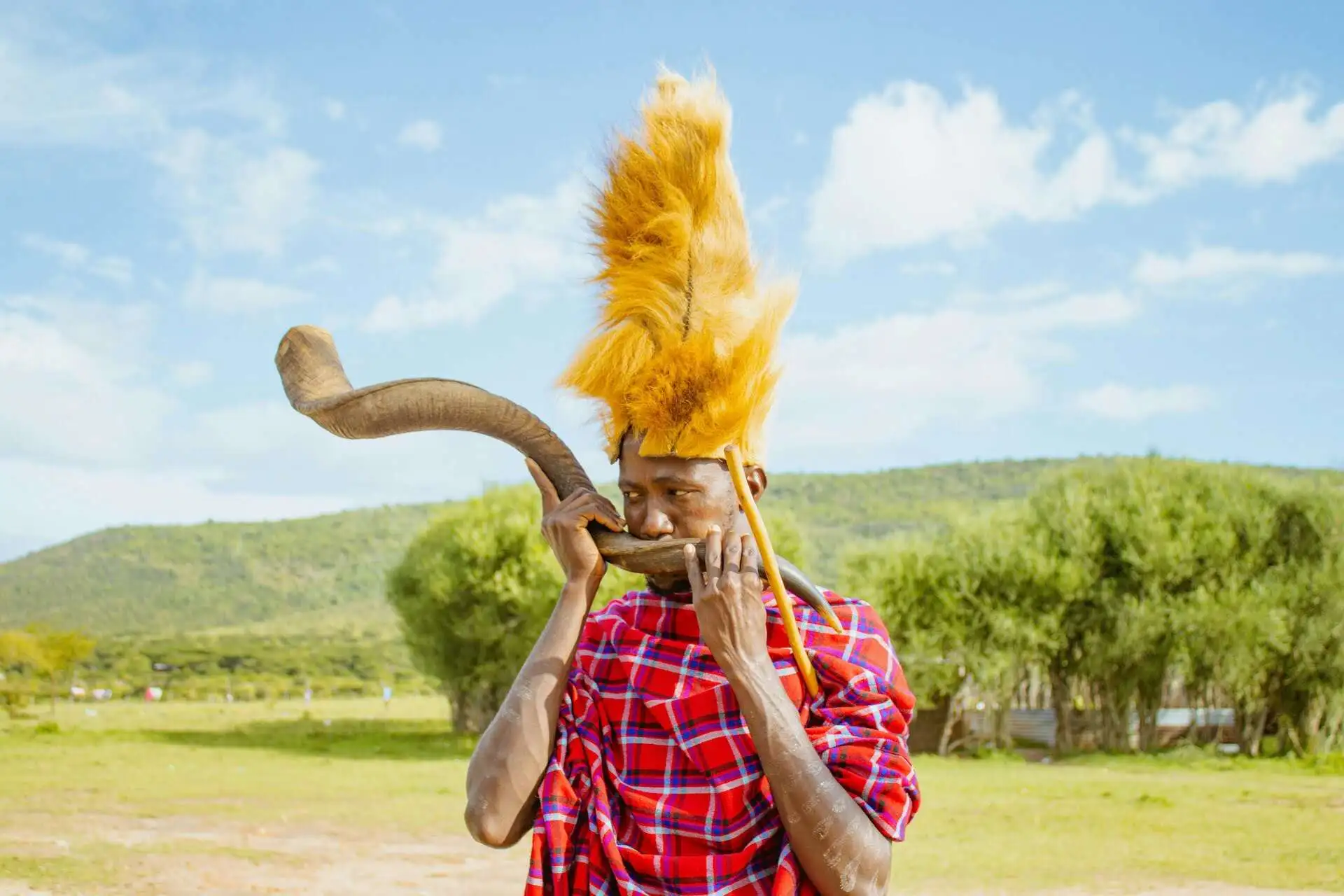 Masai instrument to play music